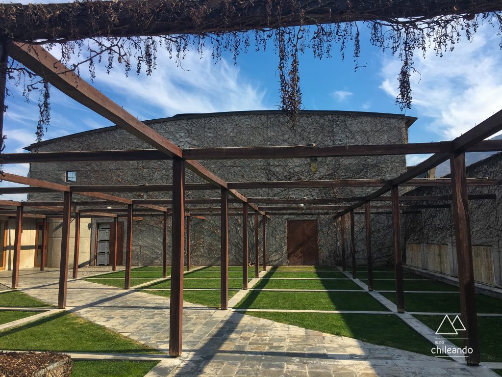 Pátio da vinícola Odfjell