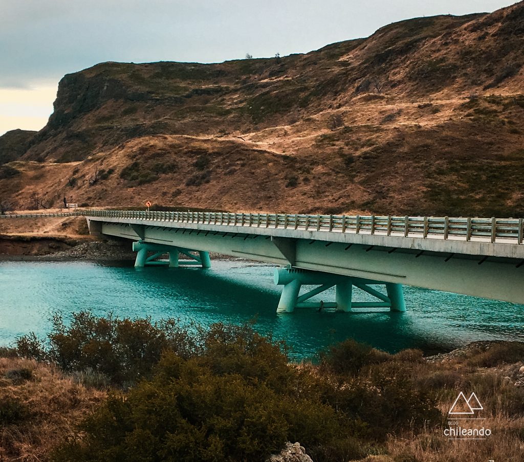 Puente Weber na Patagonia chilena