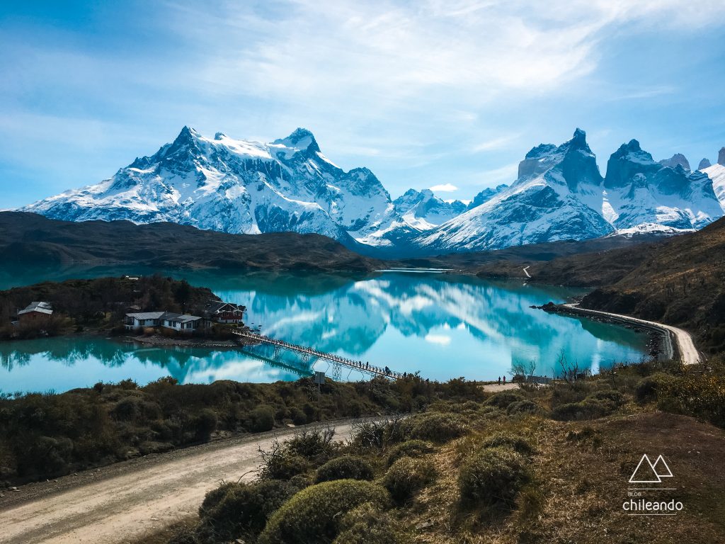 Lago Pehoé no Parque Torres del Paine