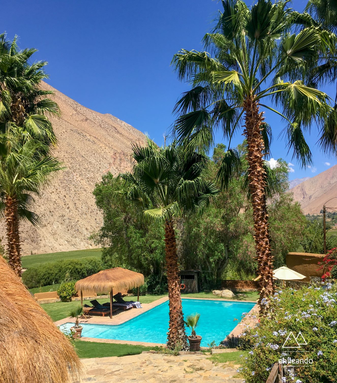 Área de piscina do Refúgio