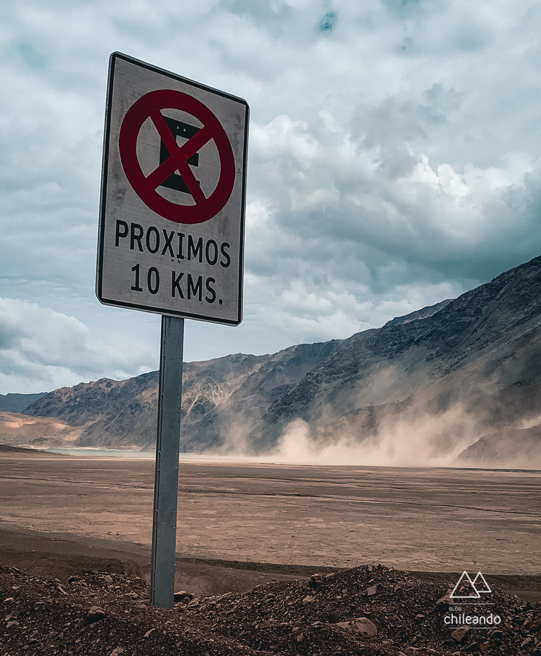 Em um trecho de 10 km há restrição de circulação, no Embalse el Yeso