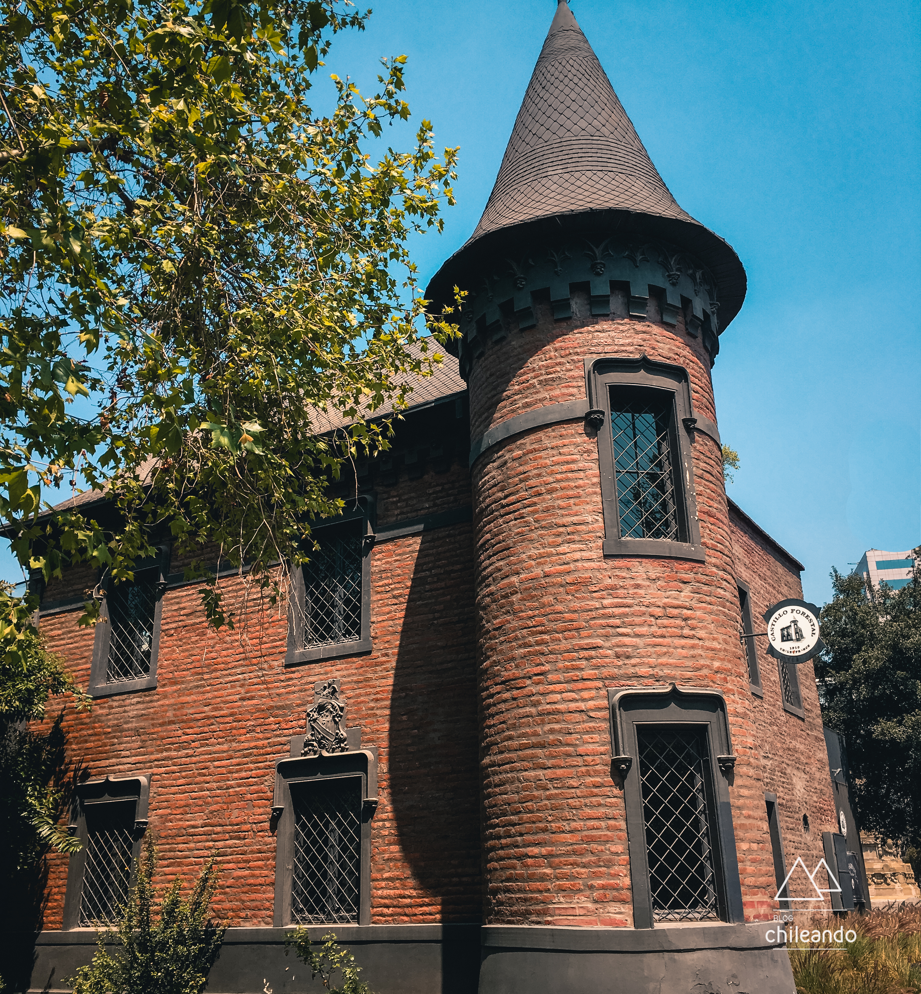Restaurante Castillo Forestal, em Santiago