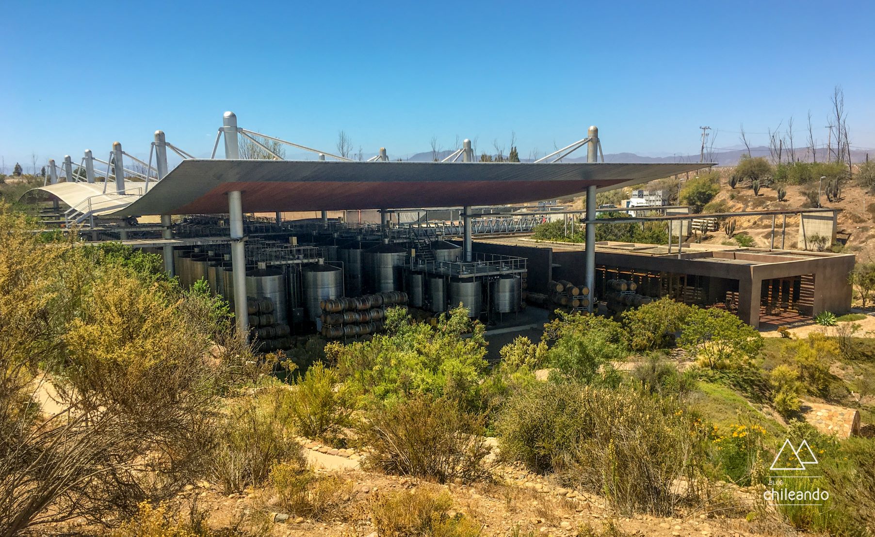 Bodega da vinícola Tabalí