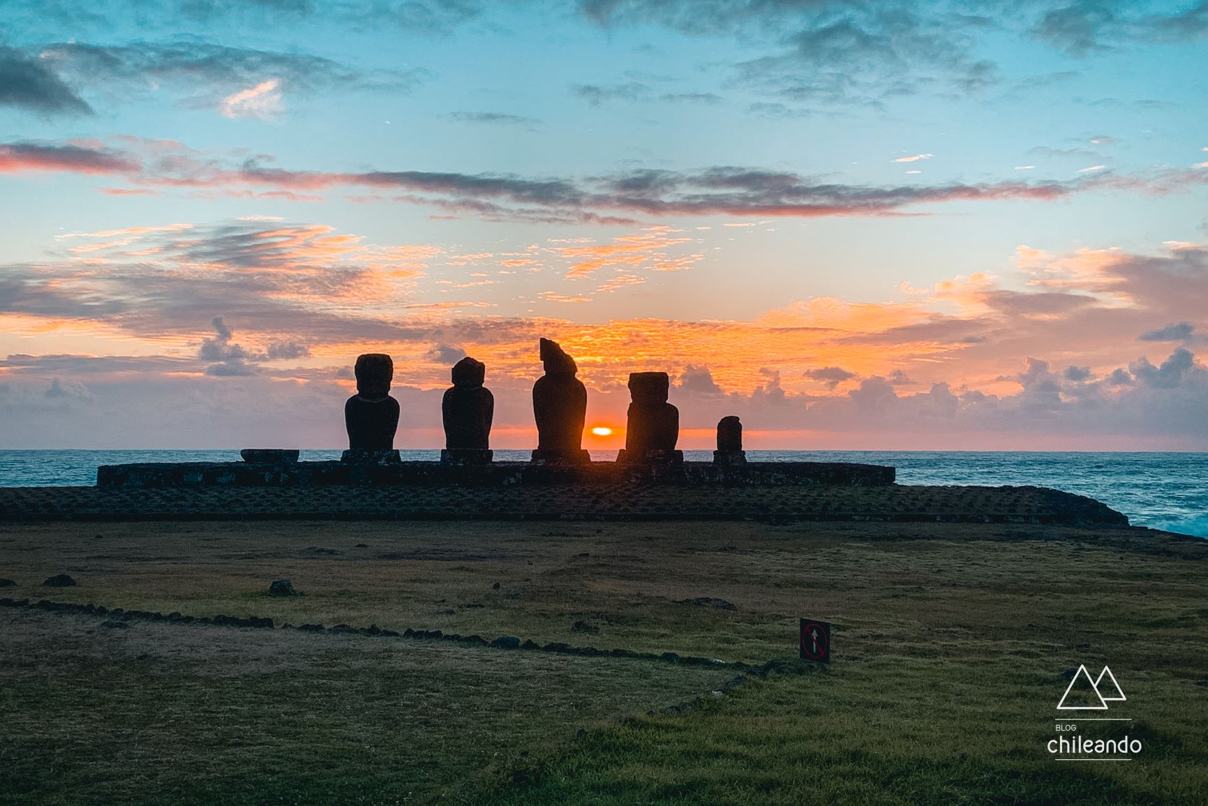 Pôr do sol em Tahai