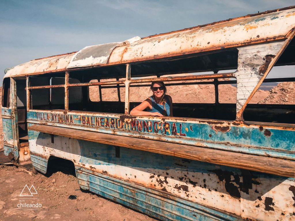Ônibus eram usados no transporte público, no Atacama