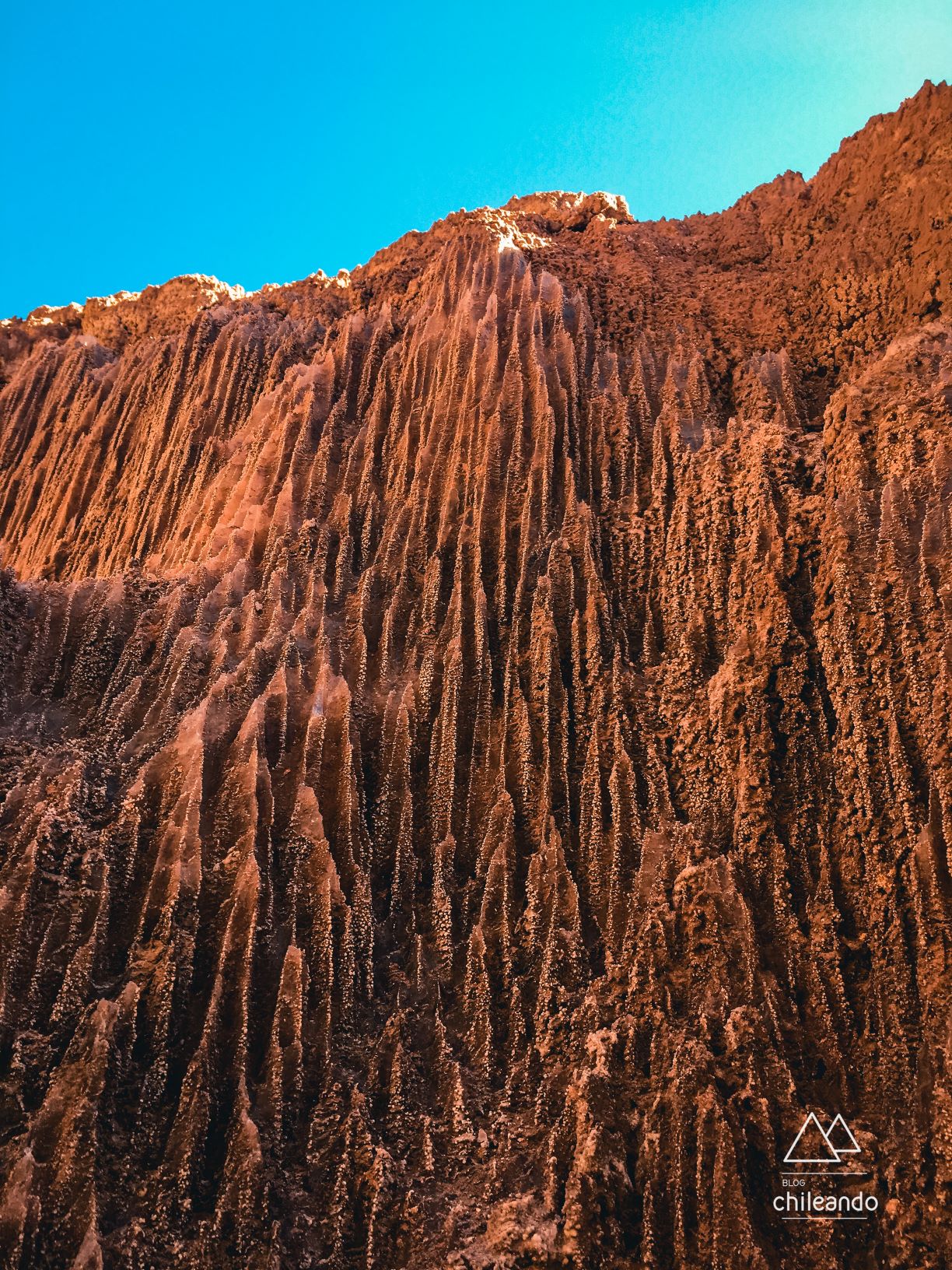 Formação rochosa do Valle de la Luna