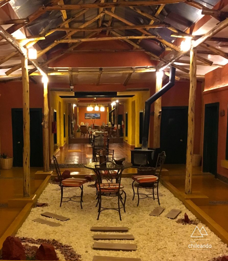 Saguão do hotel Jardines de Uyuni