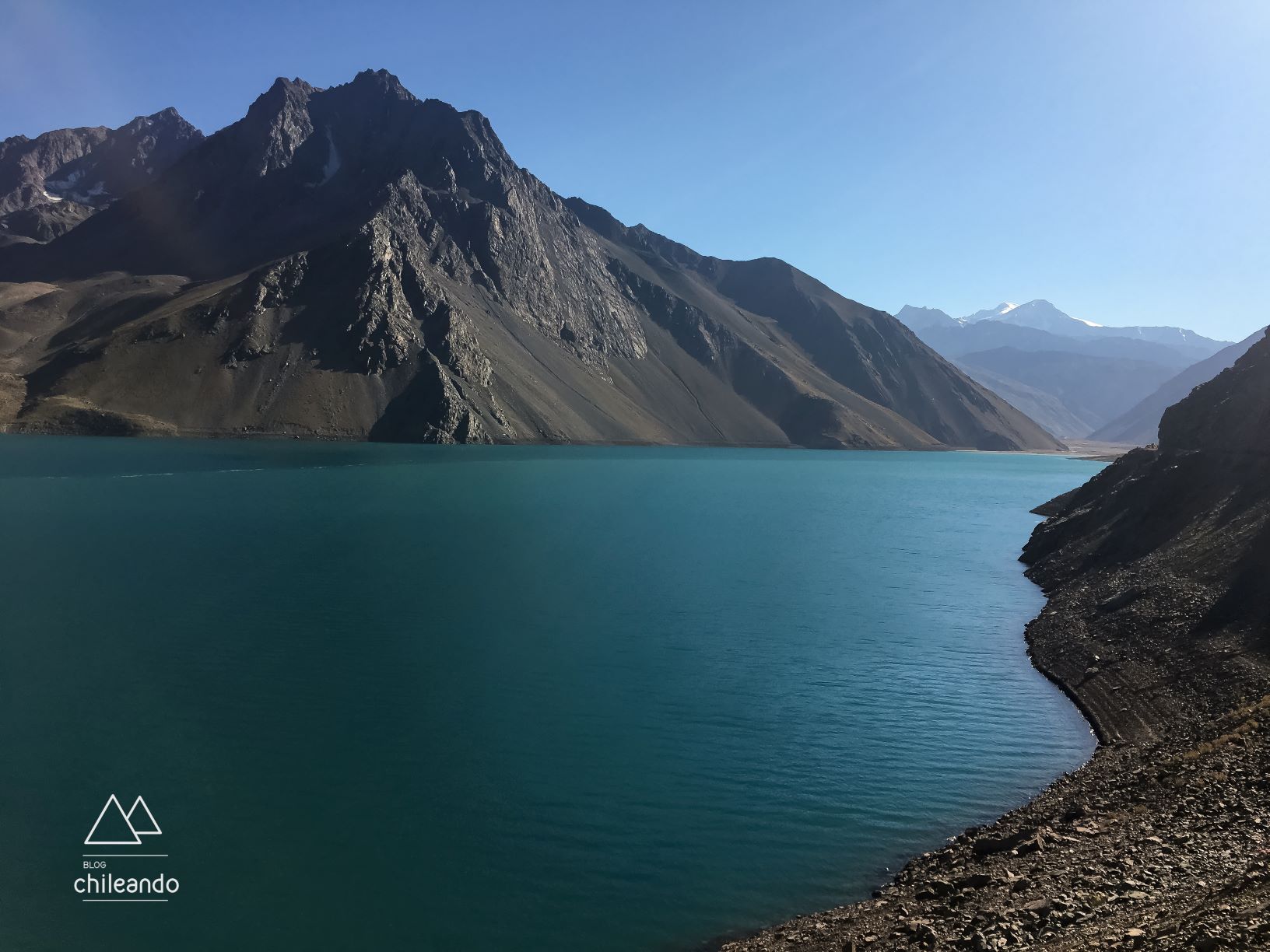Embalse el Yeso pela manhã