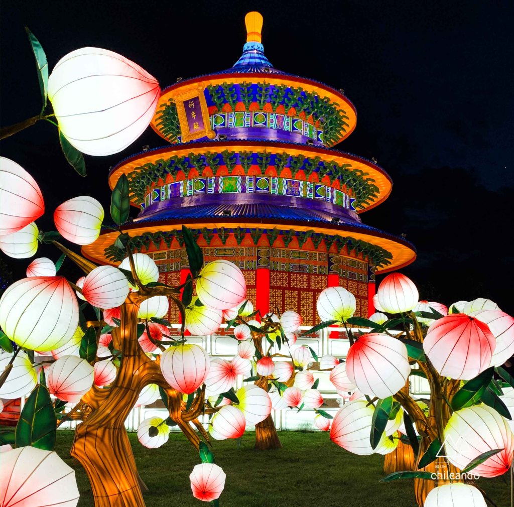 Festival de Luzes da China em Santiago