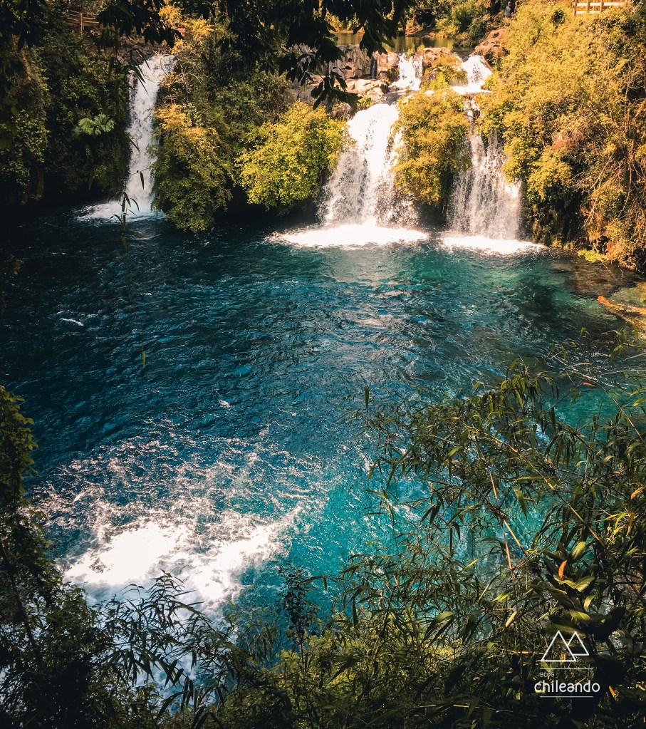 Os Ojos de Carburga ficam na proximidade de Pucón