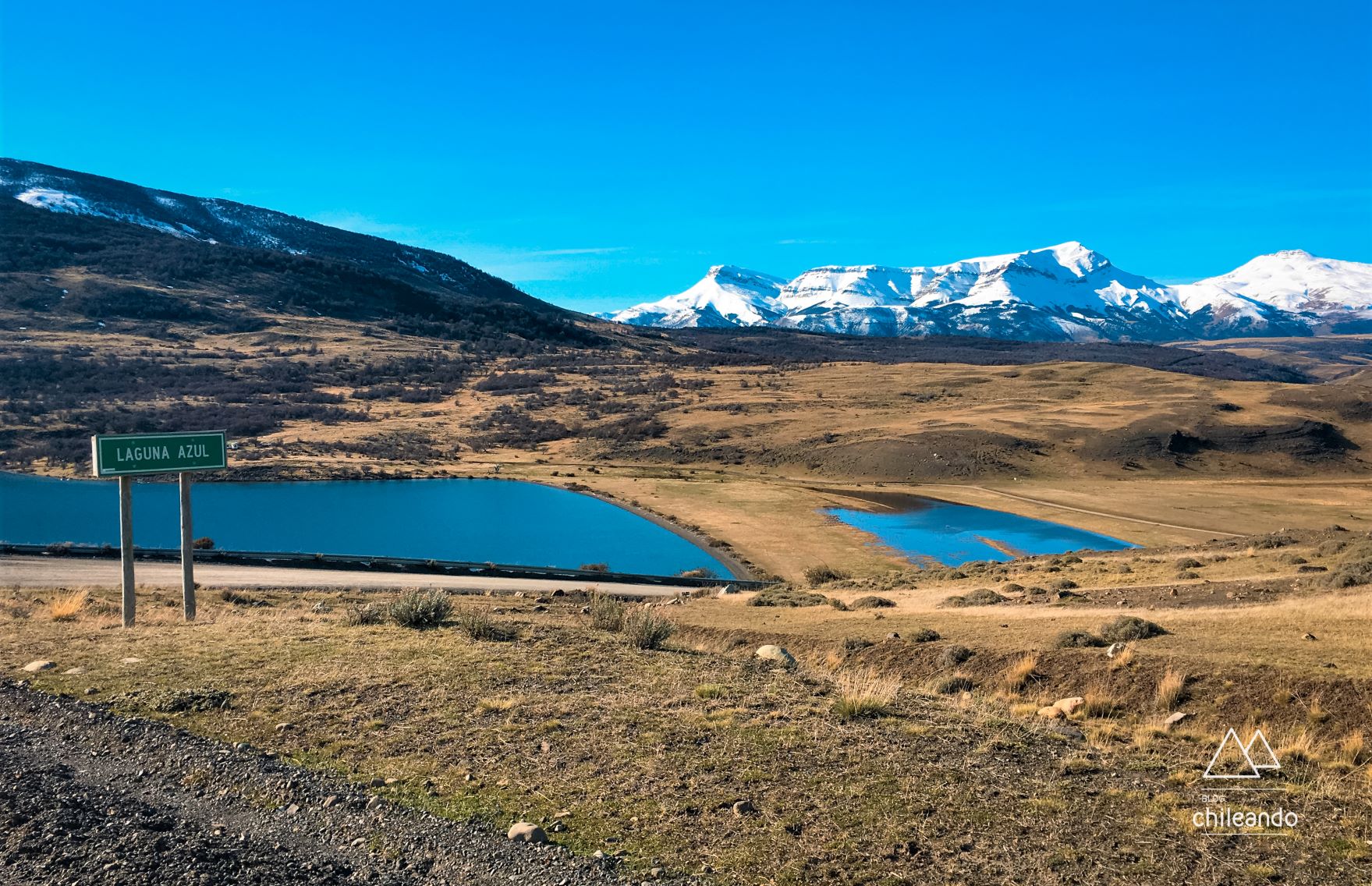 Lagoa Azul: ao norte do Parque Torres del Paine
