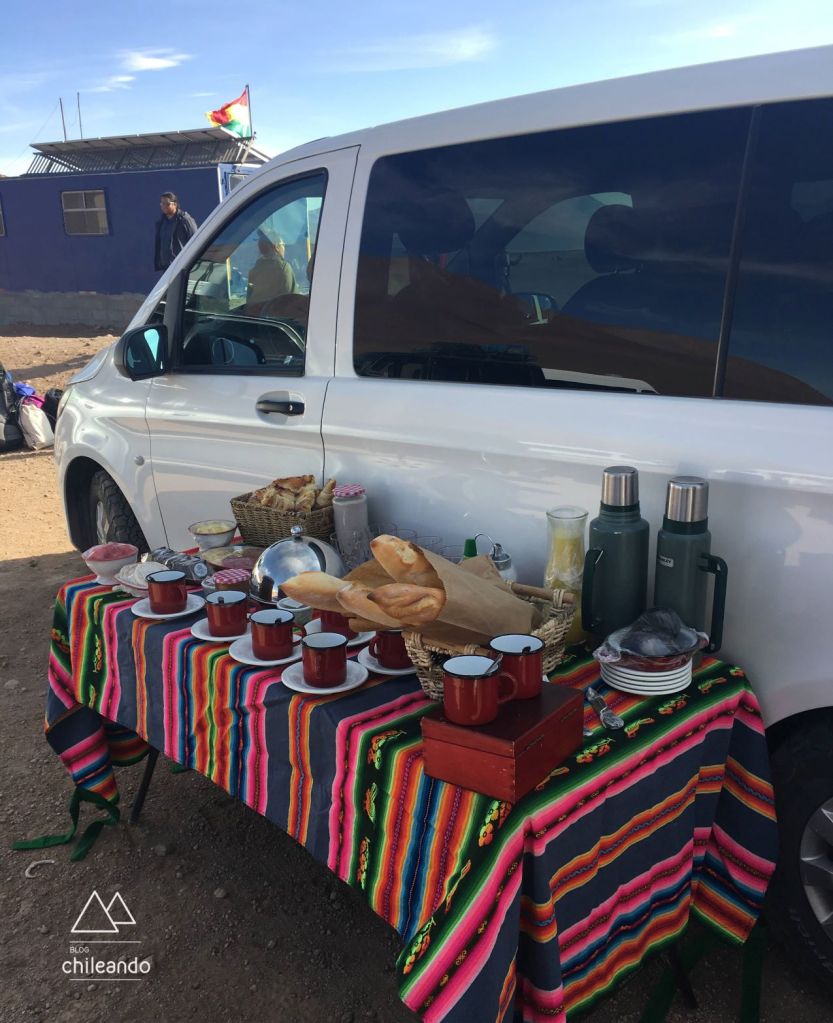 Nosso café da manhã preparado pela agência
