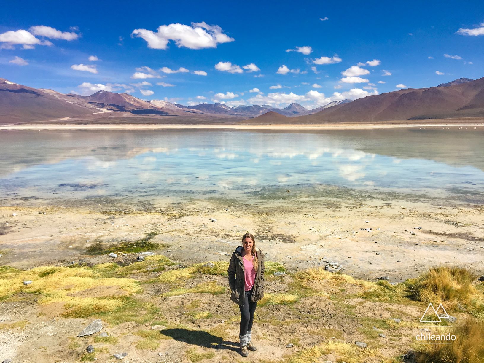 A beleza da lagoa branca