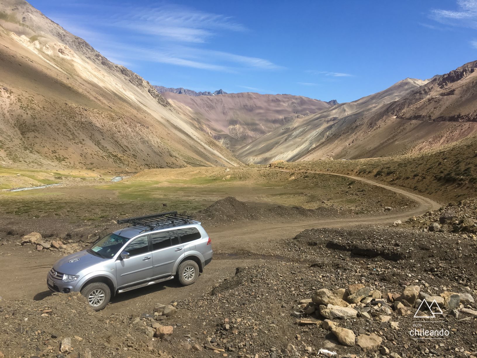 Parada para fotos a caminho das termas