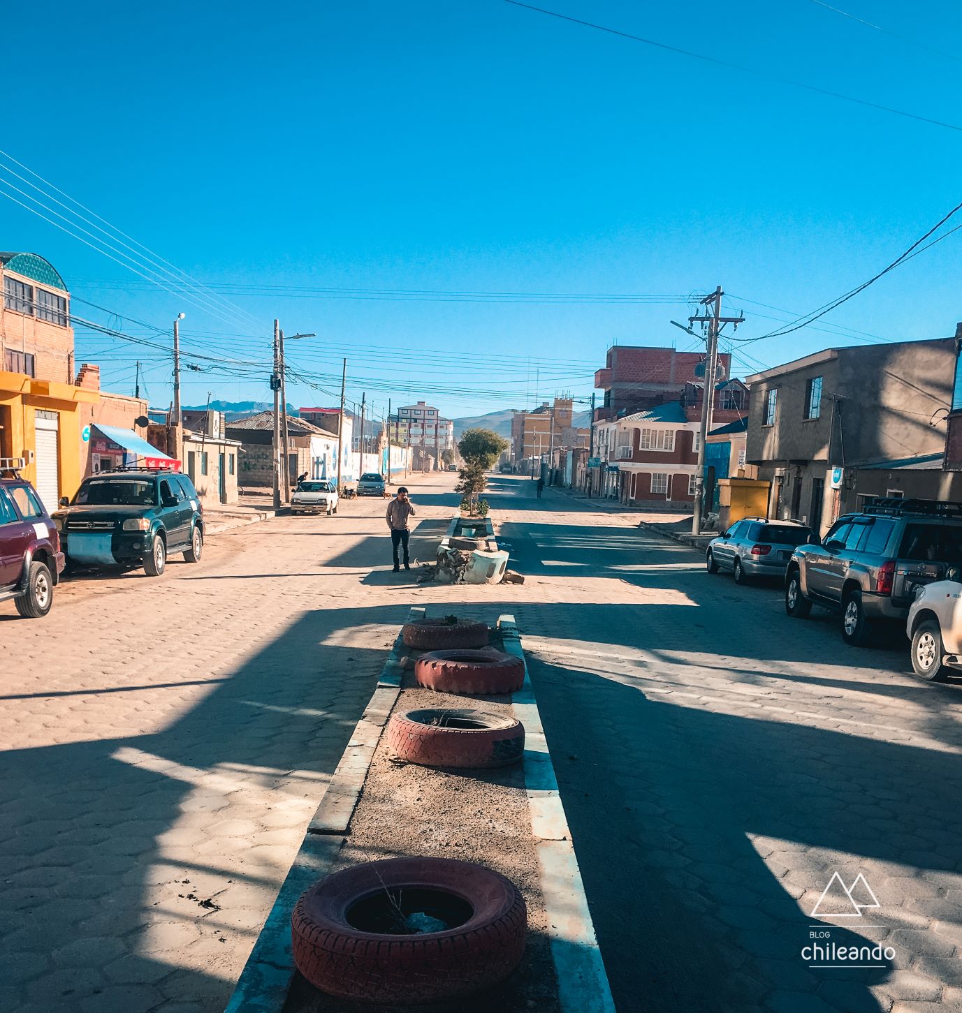 Rua da cidade de Uyuni