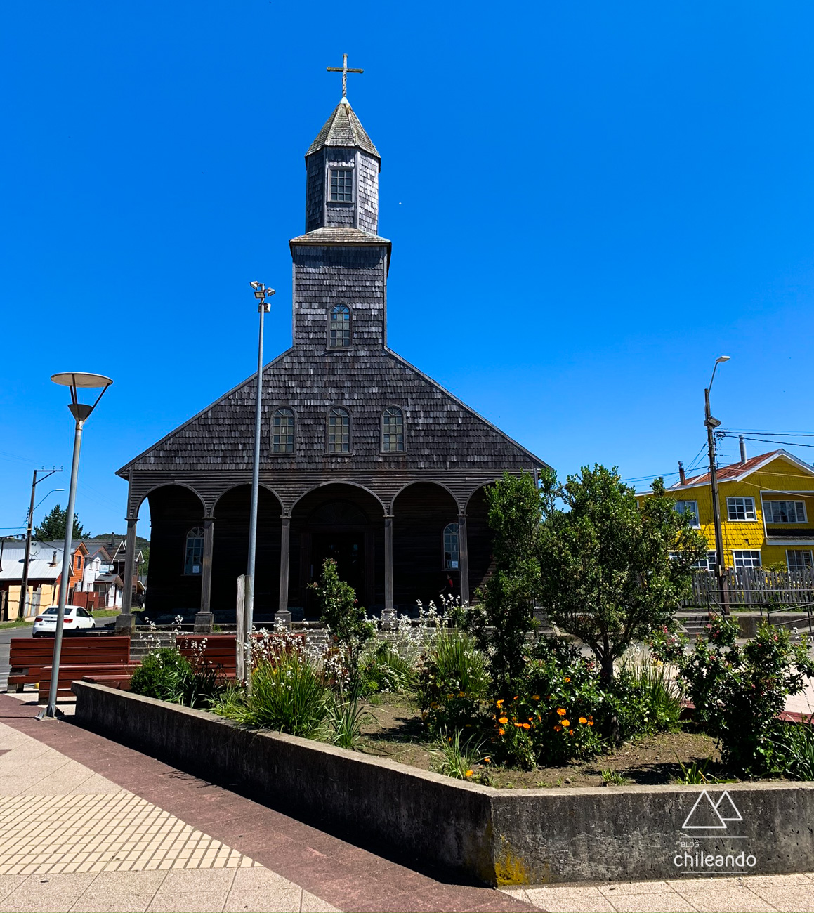A igreja de Achao é a mais antiga das 16 que fazem parte da rota