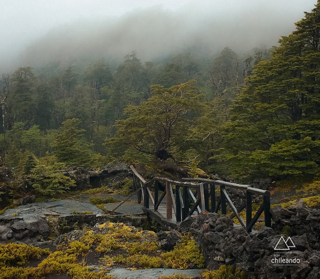 Paisagem no exterior da caverna