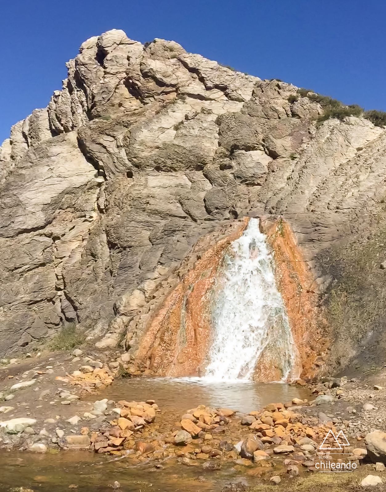 Fonte de água termal