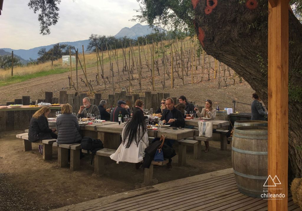 Churrasco campestre na vinícola El Principal