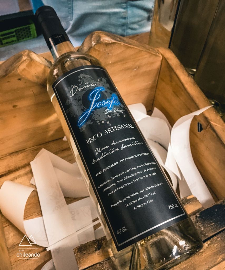 Produção artesanal da destilaria Doña Josefa, em Pisco Elqui