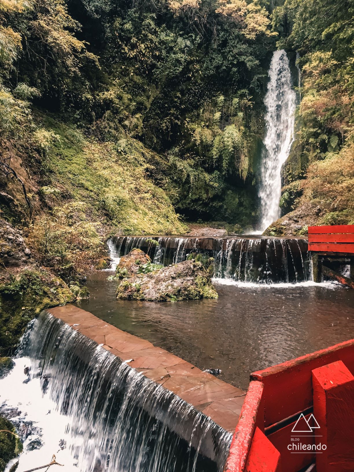 Piscinas de água termal, nas termas geométricas