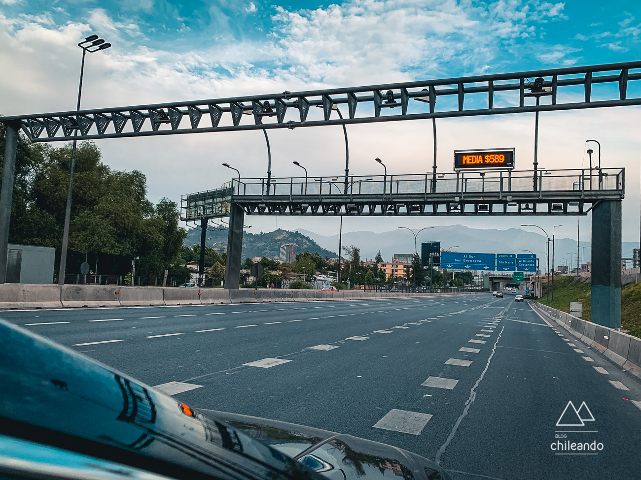 Pedágios urbanos em Santiago